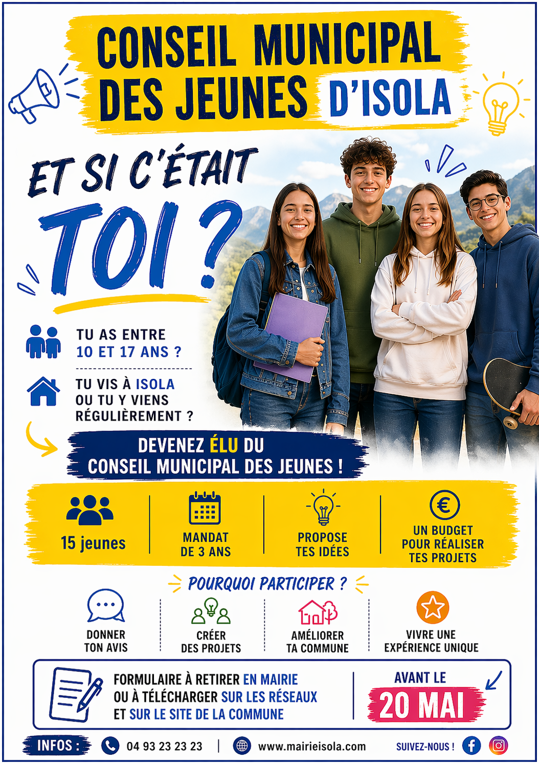CONSEIL MUNICIPAL DES JEUNES D'ISOLA